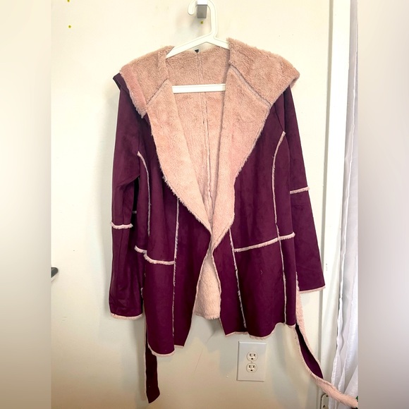 Faux Fur Wrap Sweater - Picture 1 of 4